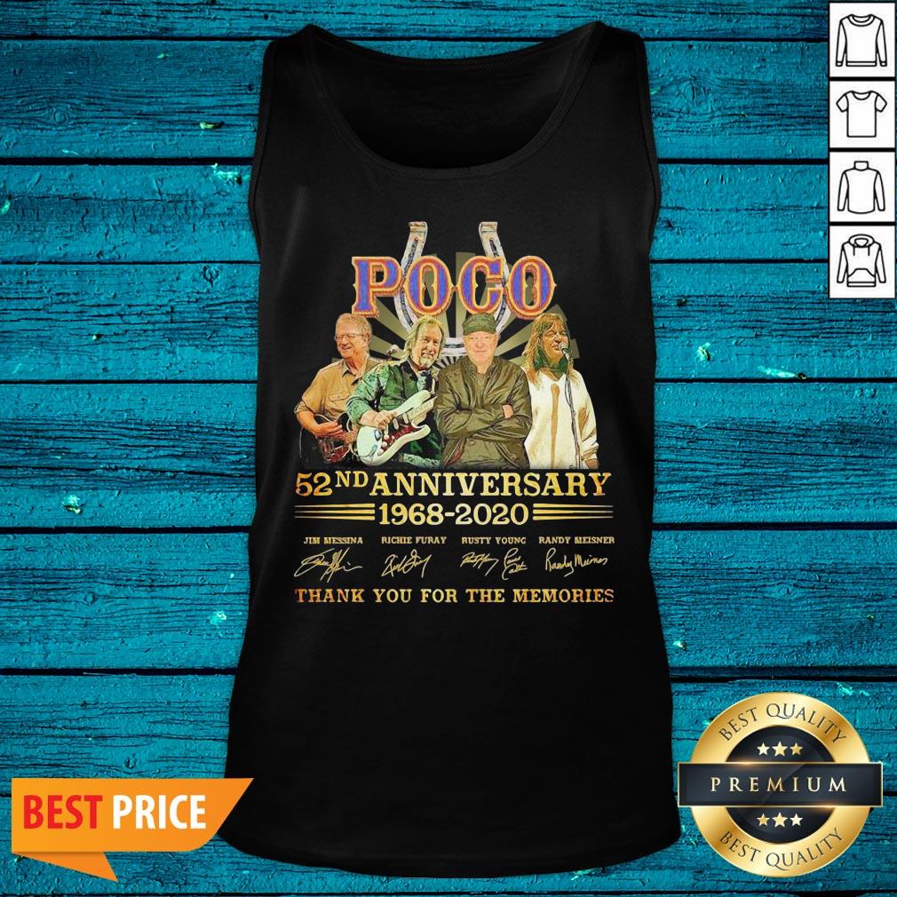 Pro Po Co 52nd Anniversary 1968 2020 Signatures Thank You For The Memories Shirt - Image 5