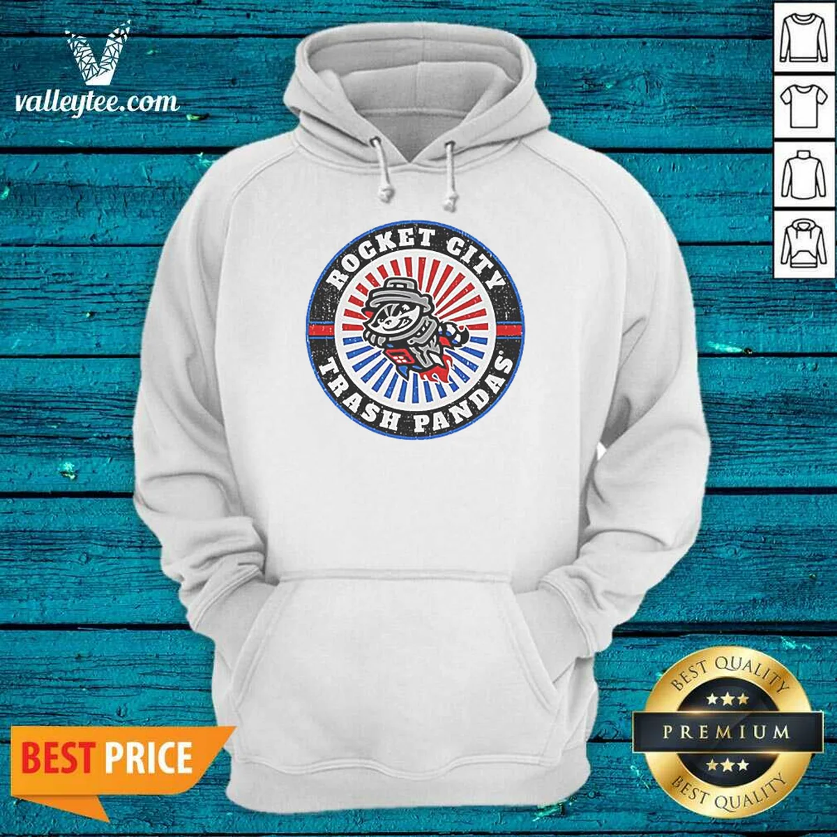 Awesome Rocket City Trash Pandas Baseball Team Mascot Logo Rocket City Trash Pandas Shirt - Image 4