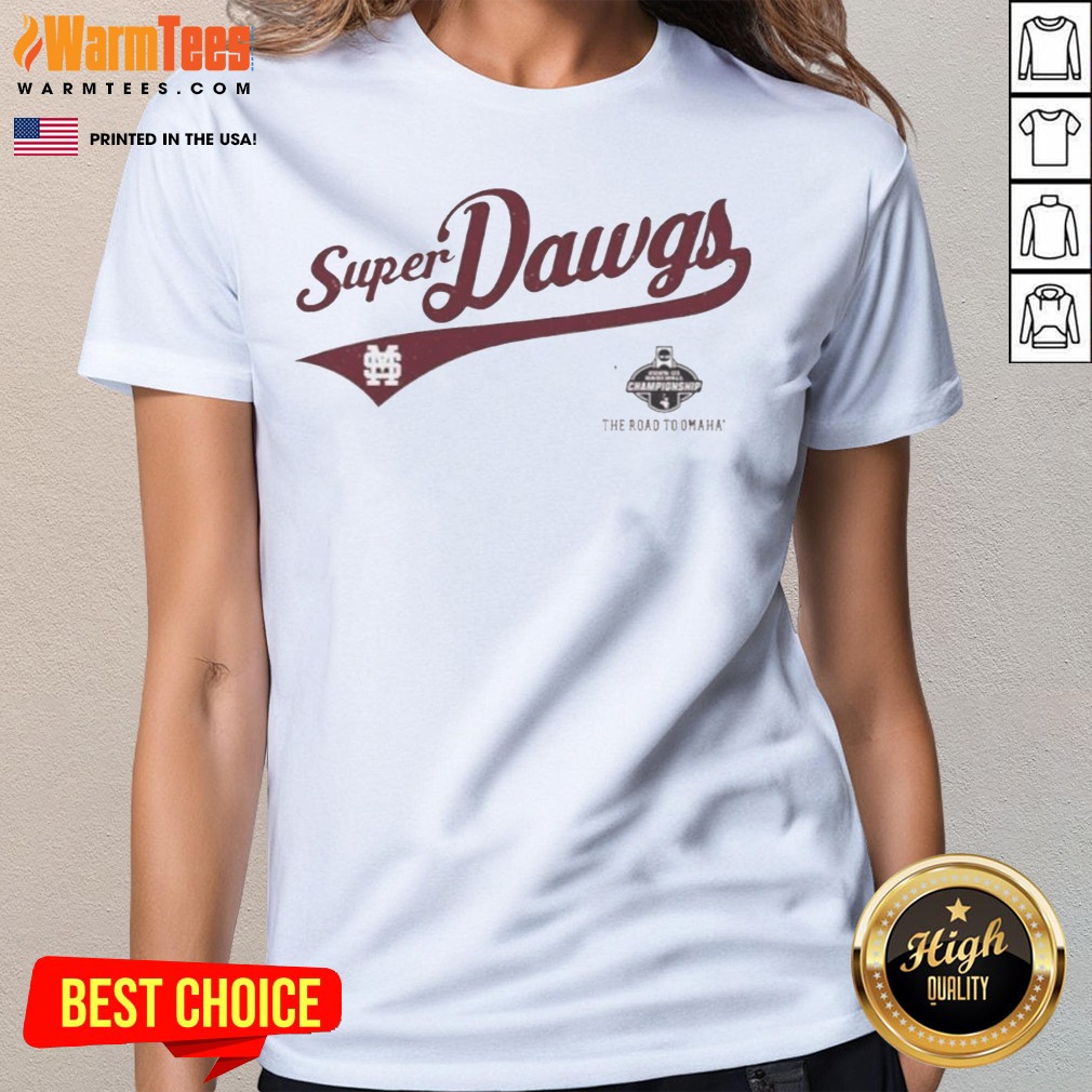Nice Mississippi State Bulldogs Super Dawgs Logo Shirt - Image 3