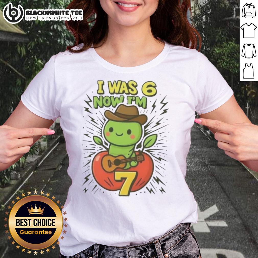 Good I Was 6 Now I'm 7 Years Old 6-7 Meme 7th Birthday T-Shirt - Image 3