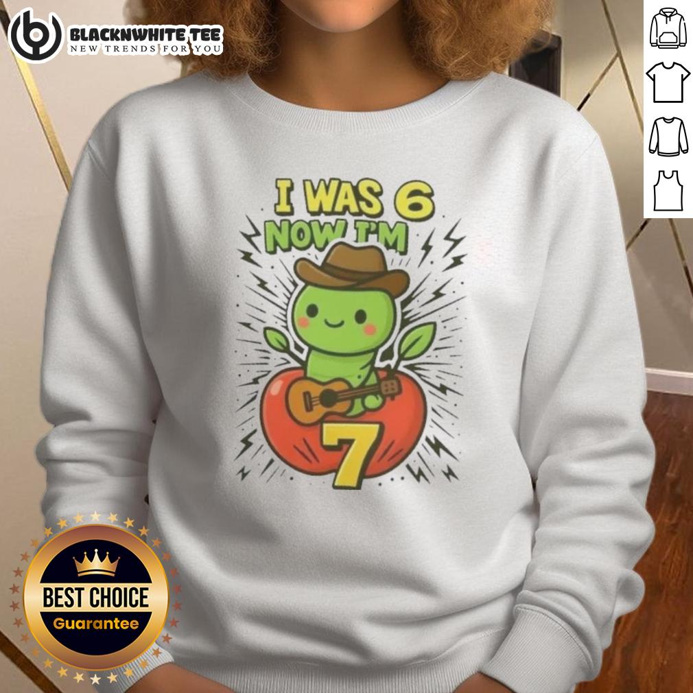 Good I Was 6 Now I'm 7 Years Old 6-7 Meme 7th Birthday T-Shirt - Image 5