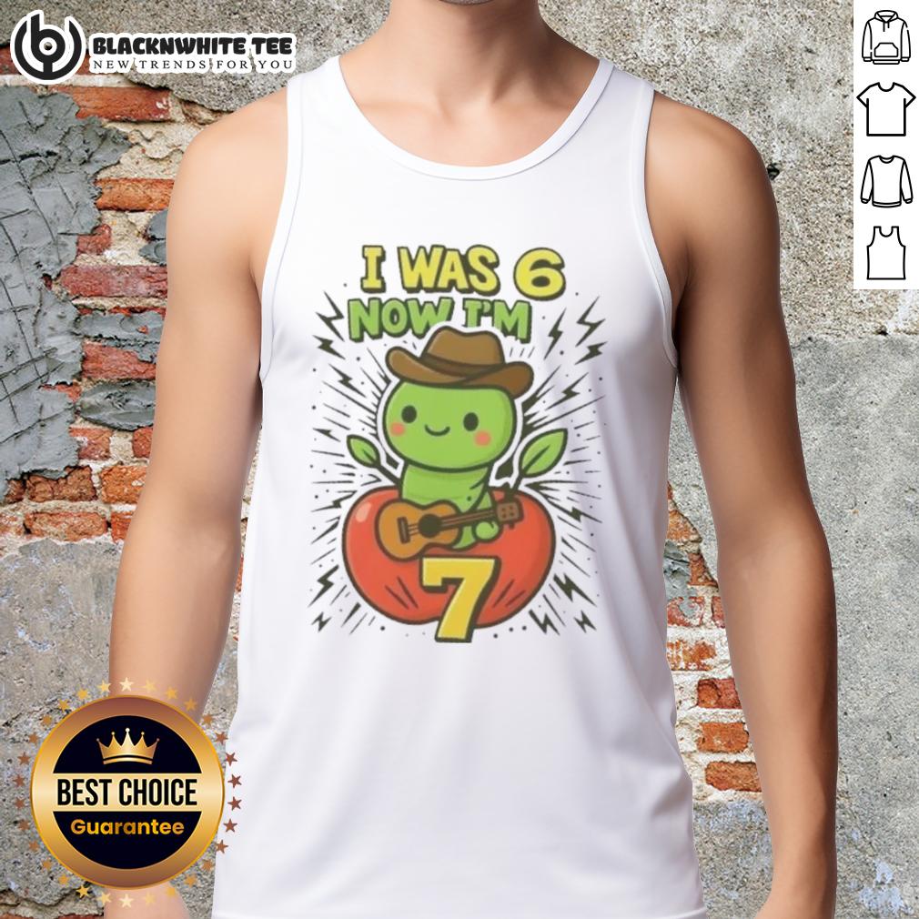 Good I Was 6 Now I'm 7 Years Old 6-7 Meme 7th Birthday T-Shirt - Image 4