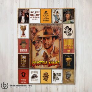 Perfect Indiana Jones Raiders Of The Lost Ark Adventure Blanket Fleece Customized Blanket