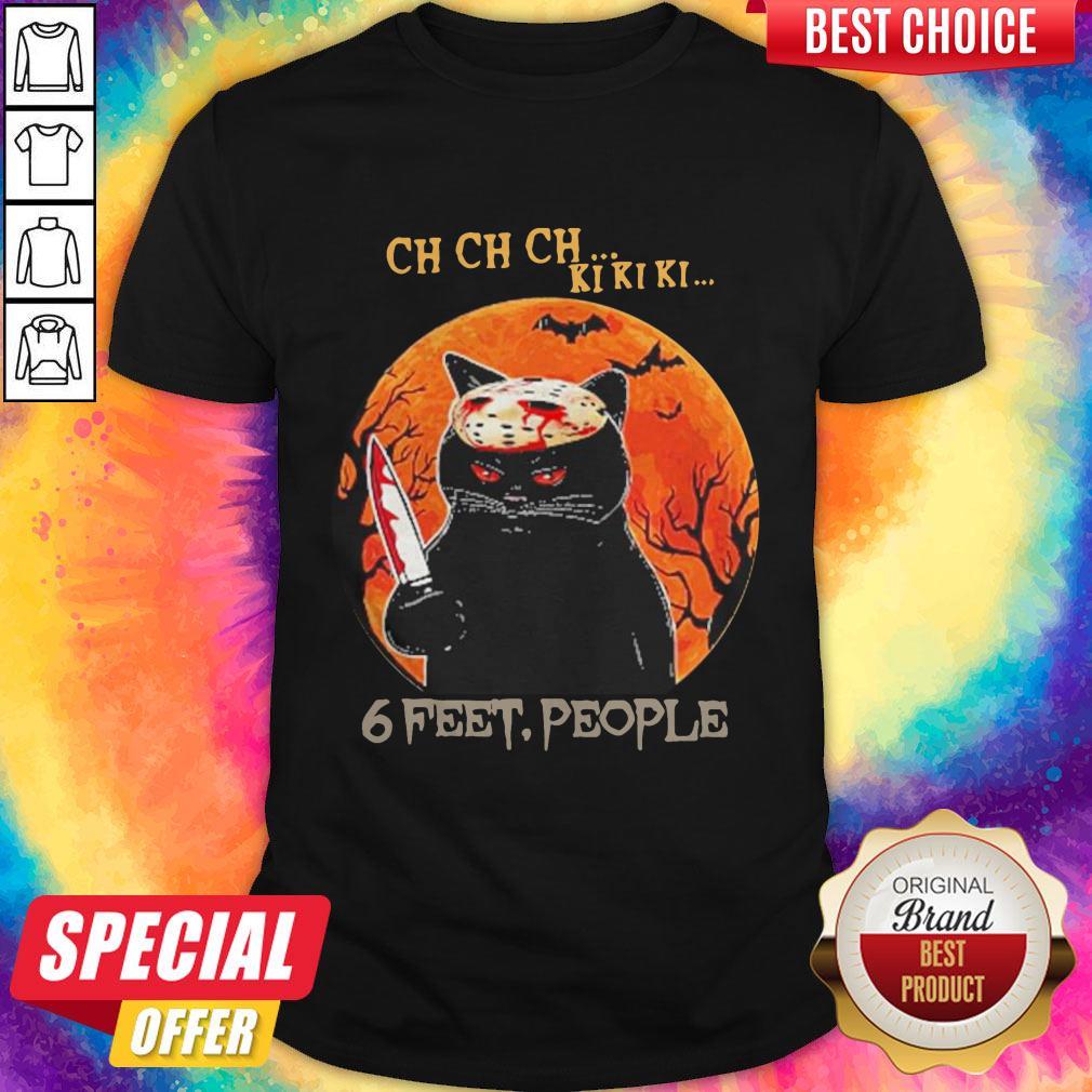Jason Voorhees Cat Ch Ch Ch Ki Ki Ki 6 Feet People Halloween Shirt