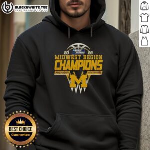 Alternative view of Good Michigan Wolverines Midwest Region Champions 2026 T-Shirt