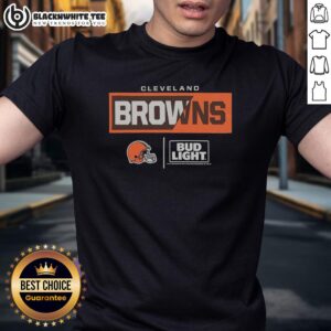 Hot Bud Light Cleveland Browns Team T-Shirt
