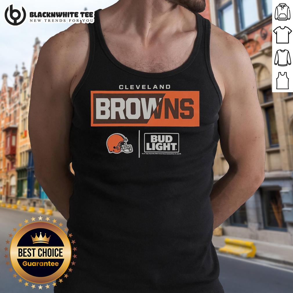 Hot Bud Light Cleveland Browns Team T-Shirt - Image 4