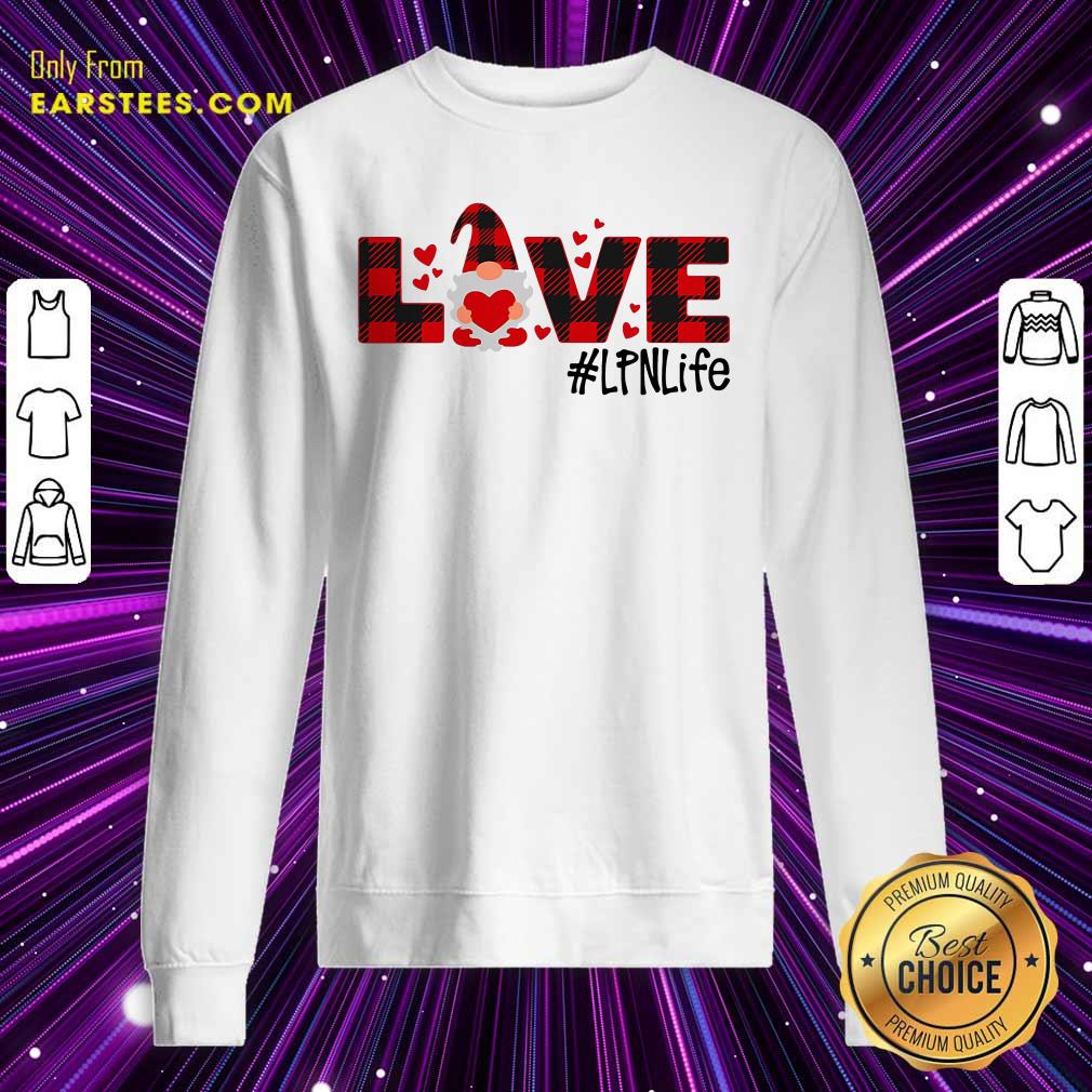 Good Gnome Love Valentine #LPN Life Shirt - Image 5