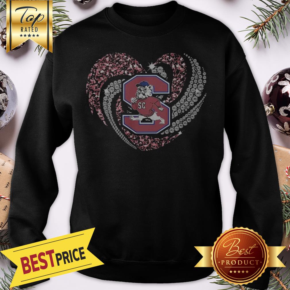 Official Pug Sc Diamond Heart Shirt - Image 4