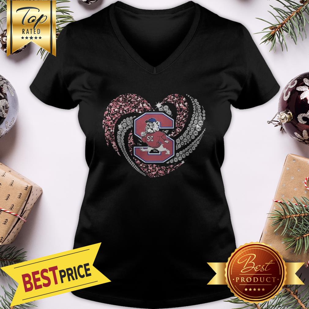 Official Pug Sc Diamond Heart Shirt - Image 2