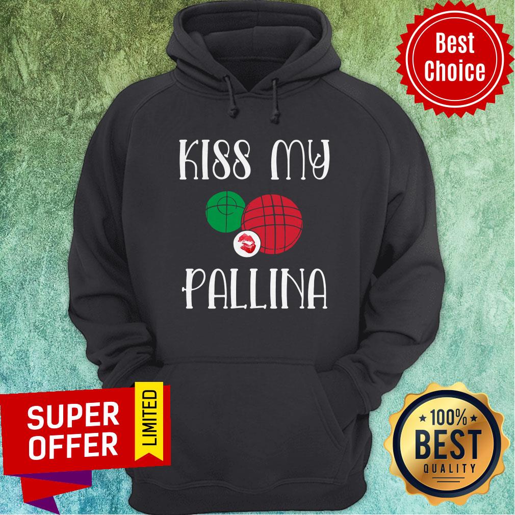 Funny Bocce Ball Kiss My Pallina Lawn Bowling Shirt - Image 5