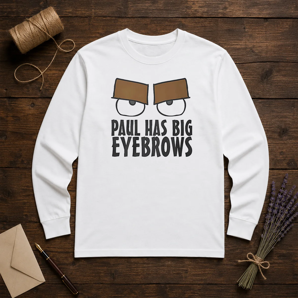 Good Paul Has Big Eyebrows Funny Cartoon Shirt - Image 5