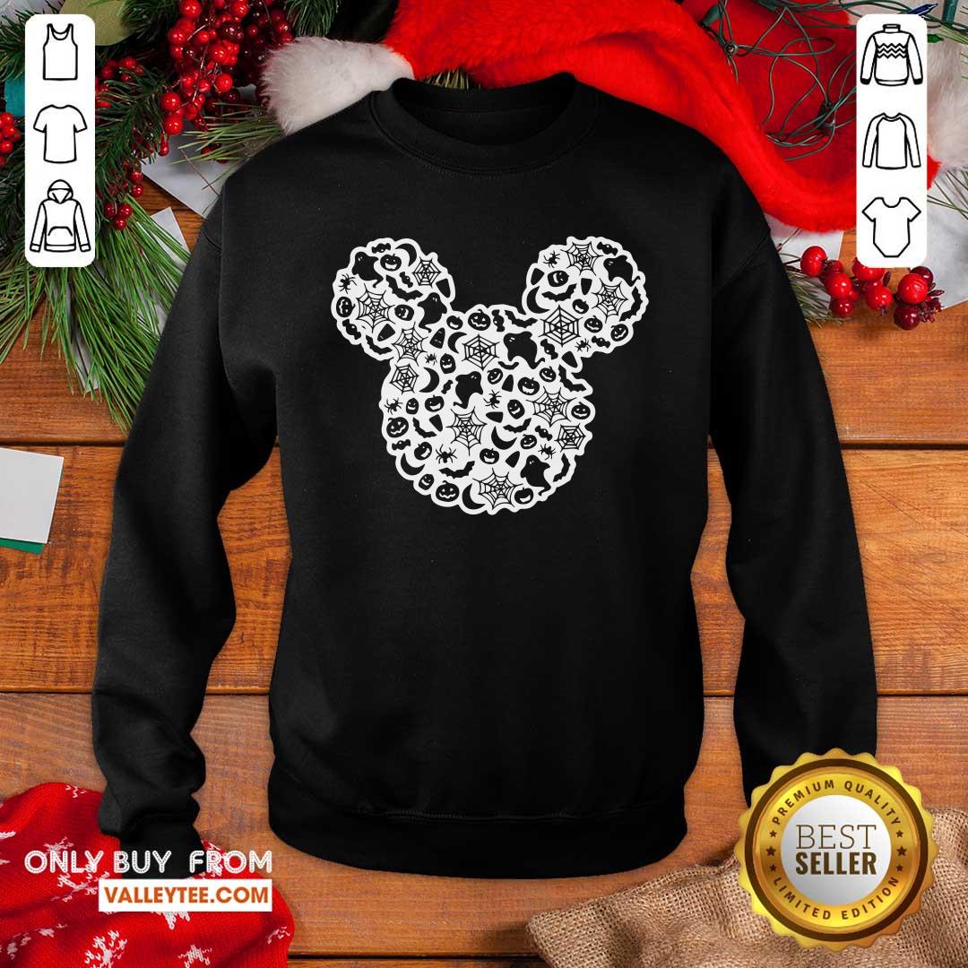 Wicked Mickey Mouse Halloween Ghost Pumpkin Shirt - Image 5