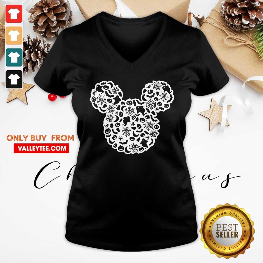 Wicked Mickey Mouse Halloween Ghost Pumpkin Shirt - Image 4