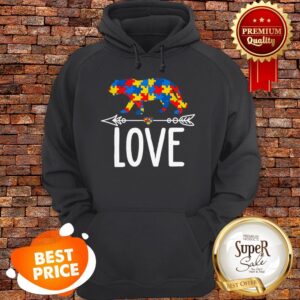 Alternative view of Nice Autism Awareness Tiger Hearts Love Gifts Men Women Kids shirt