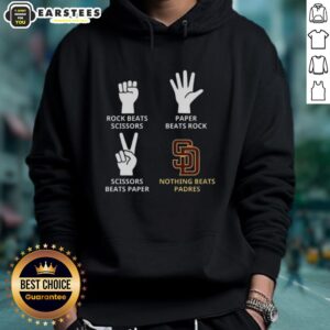 Alternative view of Nice San Diego Padres Nothing Beats Rock Beats Scissors Paper Beats Rock Scissors Beats Paper T-Shirt