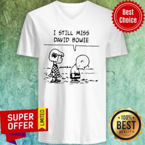 Alternative view of Sally Brown And Charlie Brown I Still Miss David Bowie Shirt