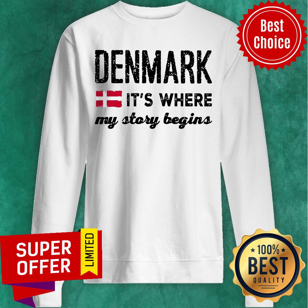 Denmark It's Where My Story Begins Shirt - Image 4