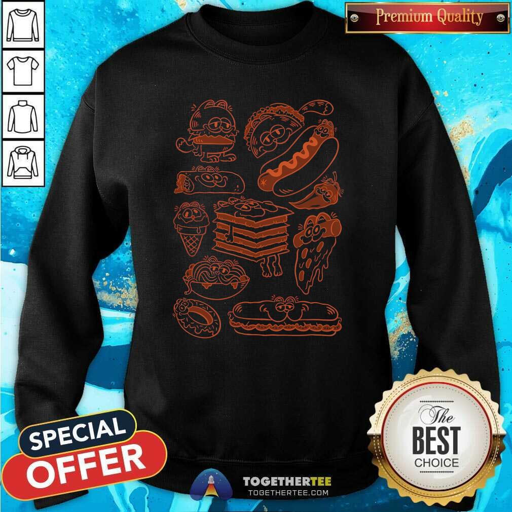 Premium Garfield Garfoodie T-Shirt - Image 5