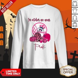 Alternative view of In October We Wear New York Yankees Pink Halloween Shirt