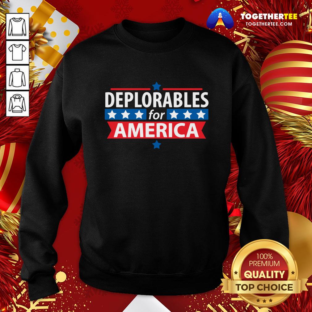 Official Deplorables For American Shirt - Image 4