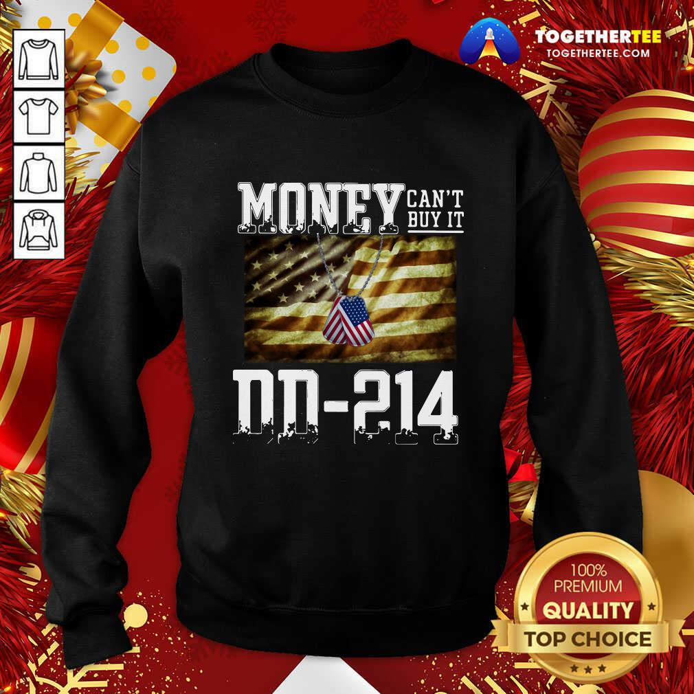 Premium Money Can’t Buy It DD214 American Flag Shirt - Image 4