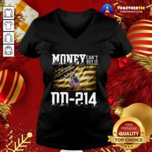 Alternative view of Premium Money Can’t Buy It DD214 American Flag Shirt