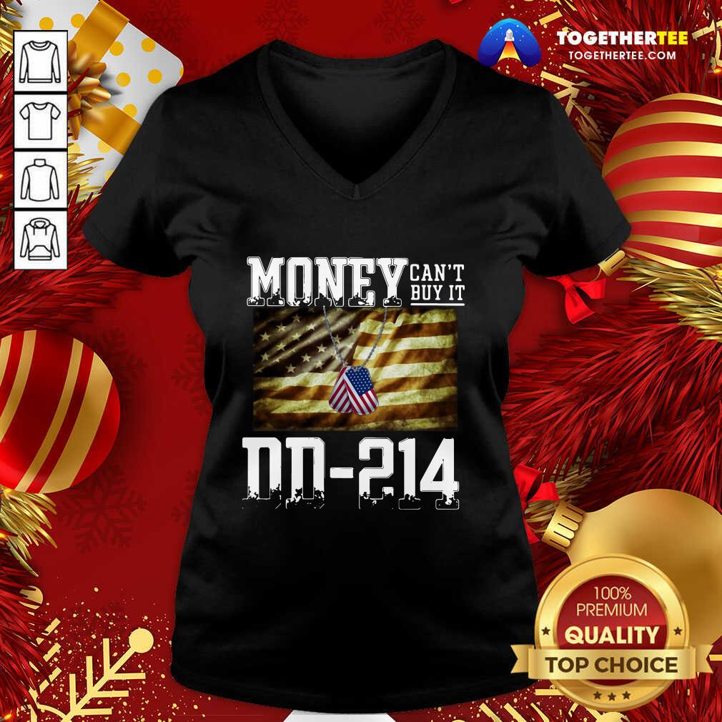 Premium Money Can’t Buy It DD214 American Flag Shirt - Image 2