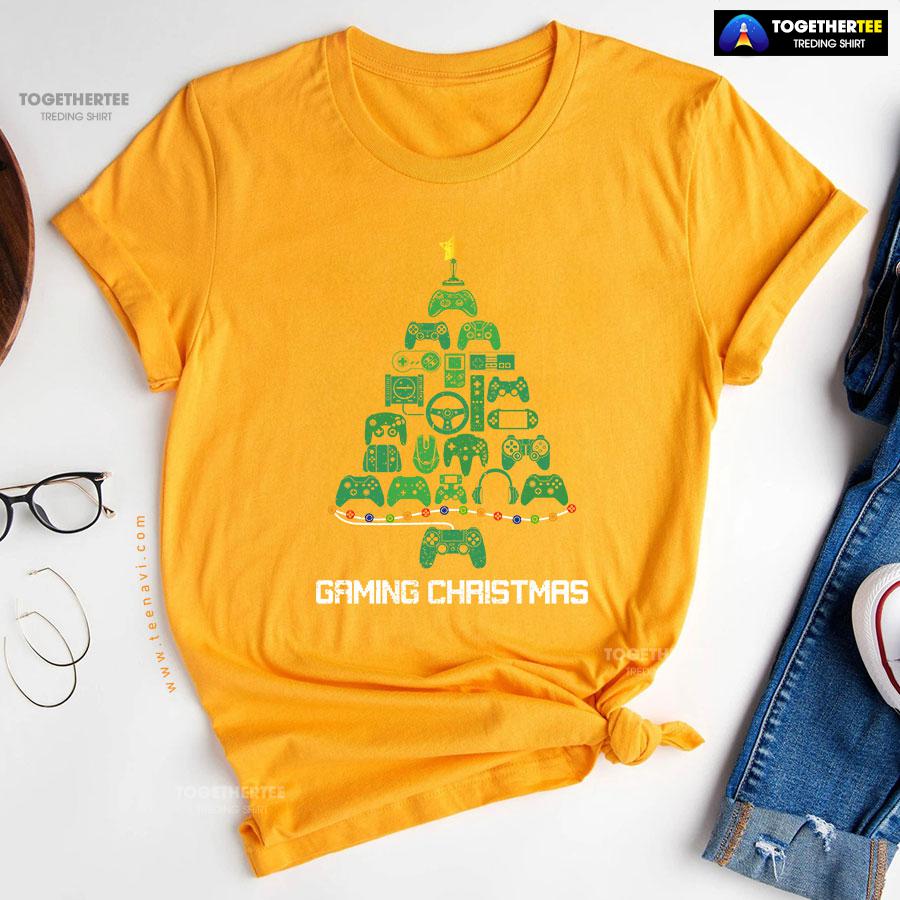 Gaming Christmas Video Games T-Shirt - Image 11