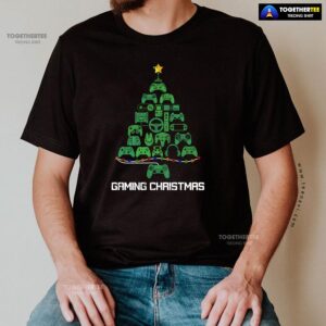 Alternative view of Gaming Christmas Video Games T-Shirt
