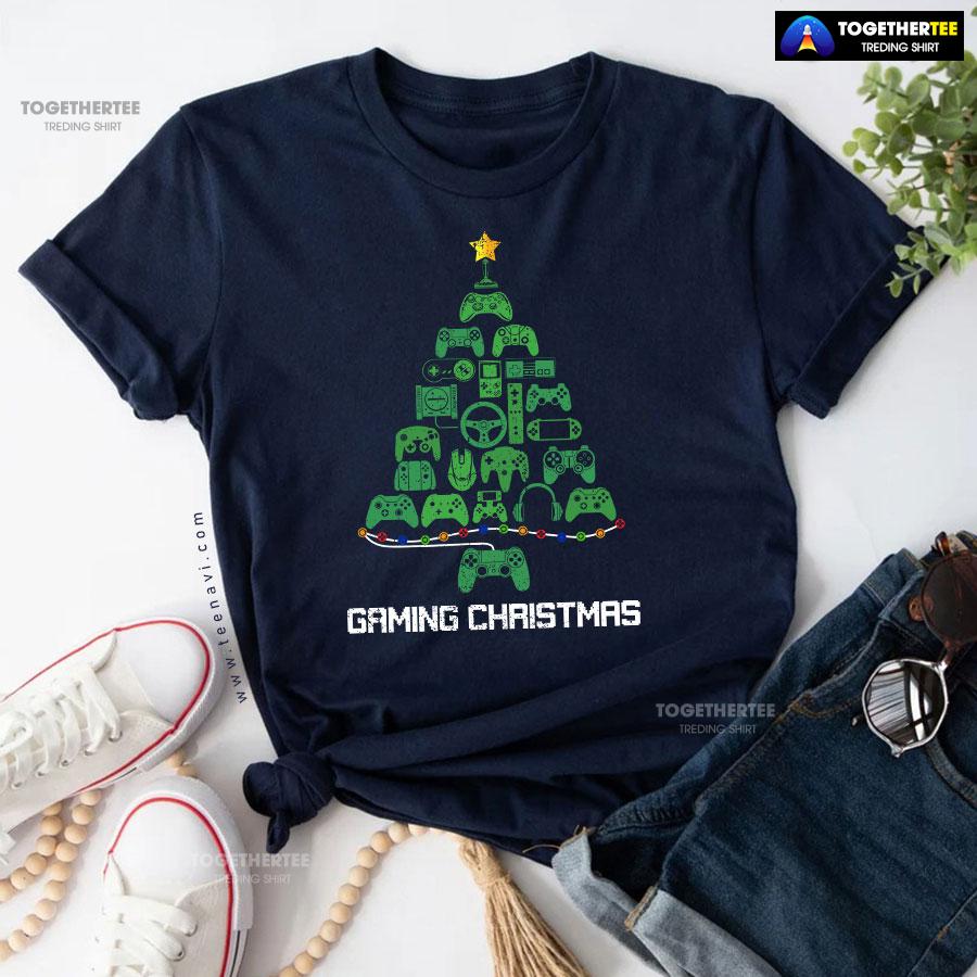 Gaming Christmas Video Games T-Shirt - Image 5