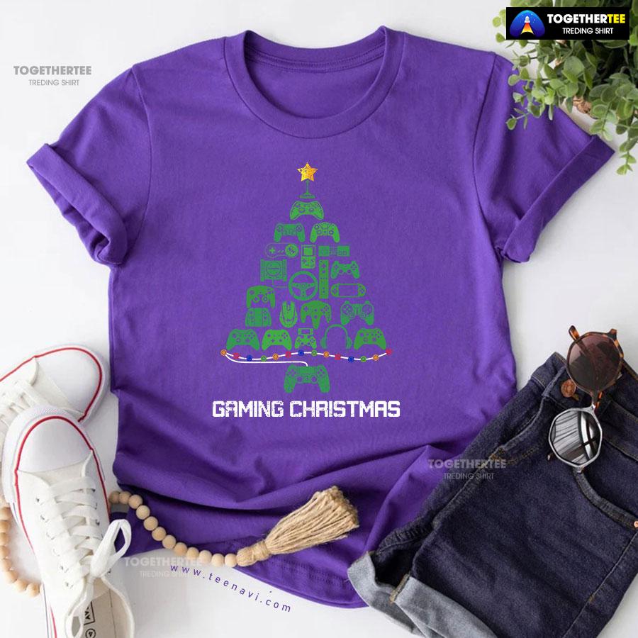 Gaming Christmas Video Games T-Shirt - Image 7