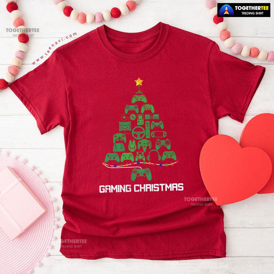 Gaming Christmas Video Games T-Shirt - Image 8