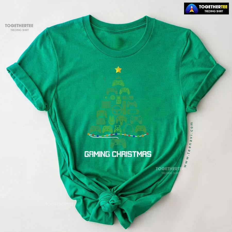Gaming Christmas Video Games T-Shirt - Image 9