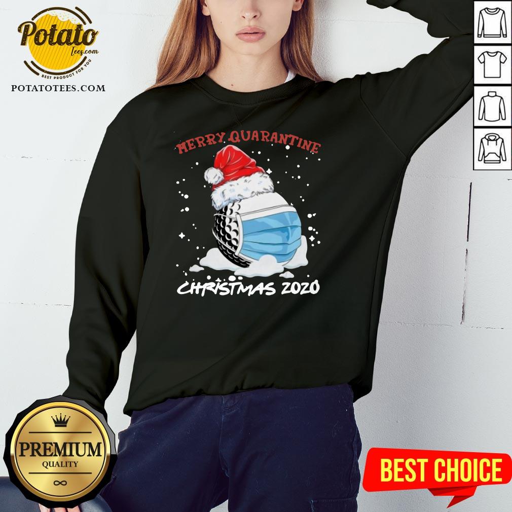 Good Merry Quarantine Christmas Viruscorona Shirt - Image 4