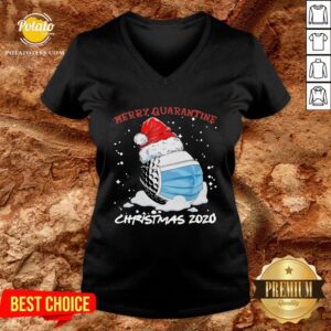 Alternative view of Good Merry Quarantine Christmas Viruscorona Shirt