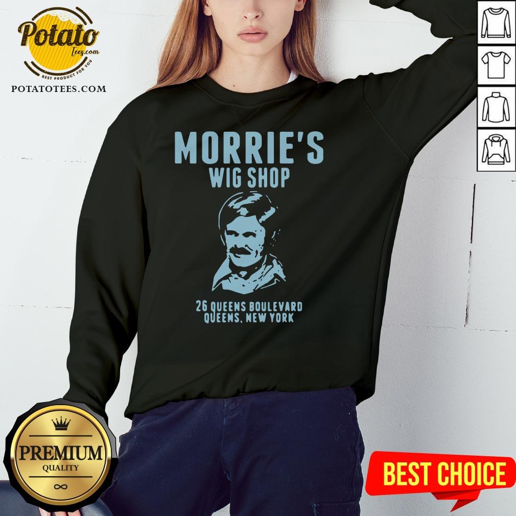 Good Morrie’s Wig Shop 26 Queens Boulevard Queens New York Shirt - Image 4