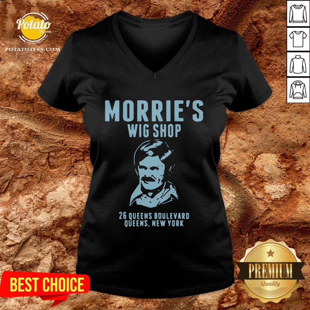 Good Morrie’s Wig Shop 26 Queens Boulevard Queens New York Shirt - Image 2