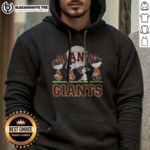 Alternative view of Hot San Francisco Giants Peanuts Charlie Brown Snoopy MLB Team Shirt