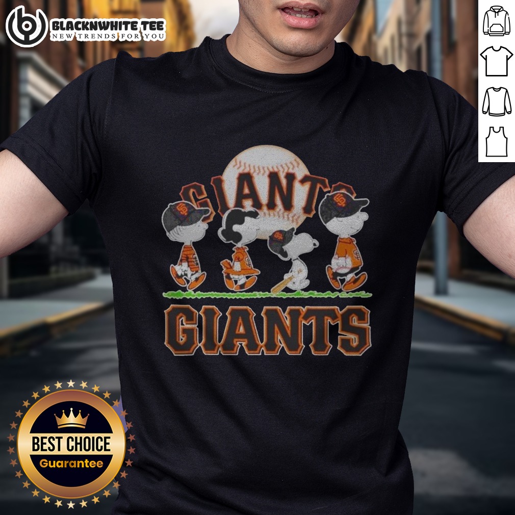 Hot San Francisco Giants Peanuts Charlie Brown Snoopy MLB Team Shirt