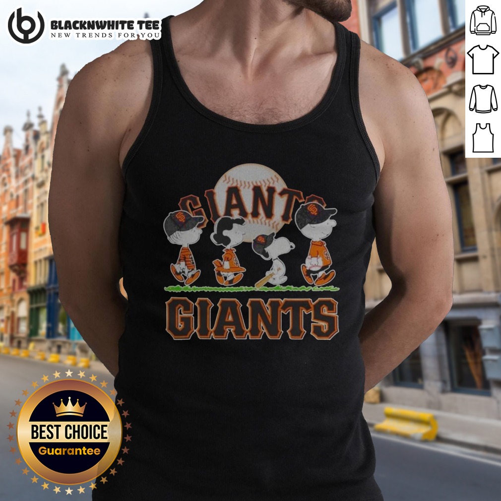 Hot San Francisco Giants Peanuts Charlie Brown Snoopy MLB Team Shirt - Image 5