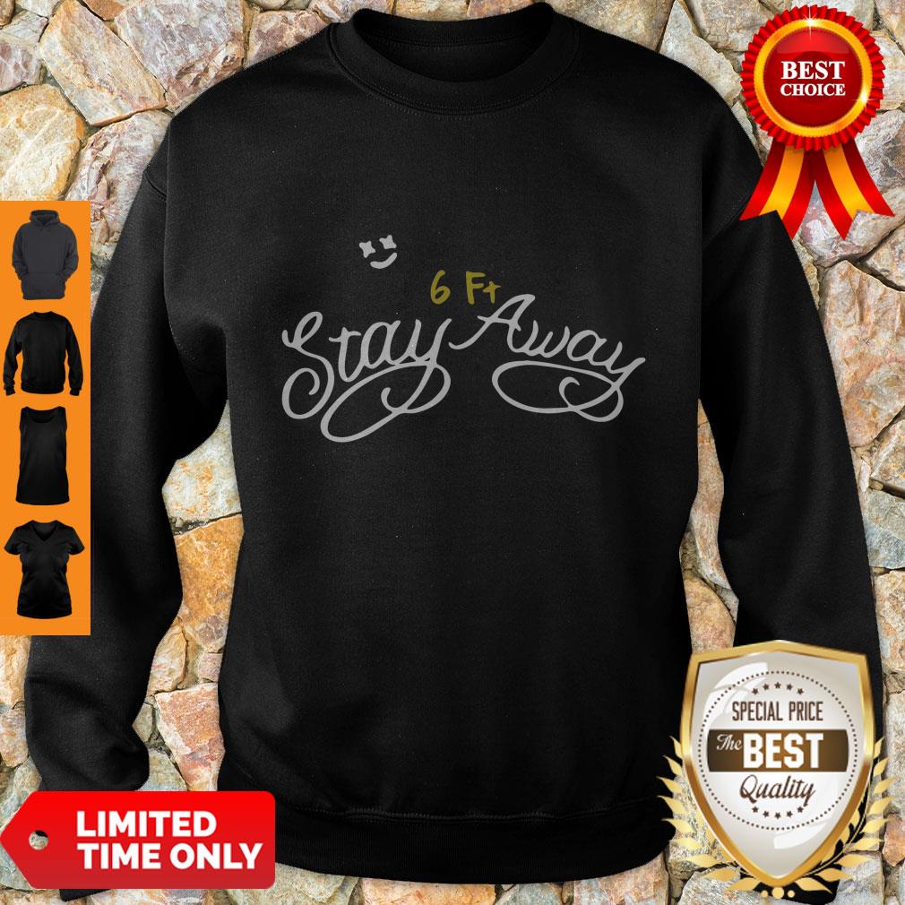 Premium Coronavirus Stay 6ft Away Shirt - Image 4