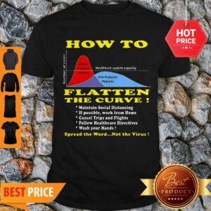 Cute How To Flatten The Curve Spread The Word Not The Virus Shirt