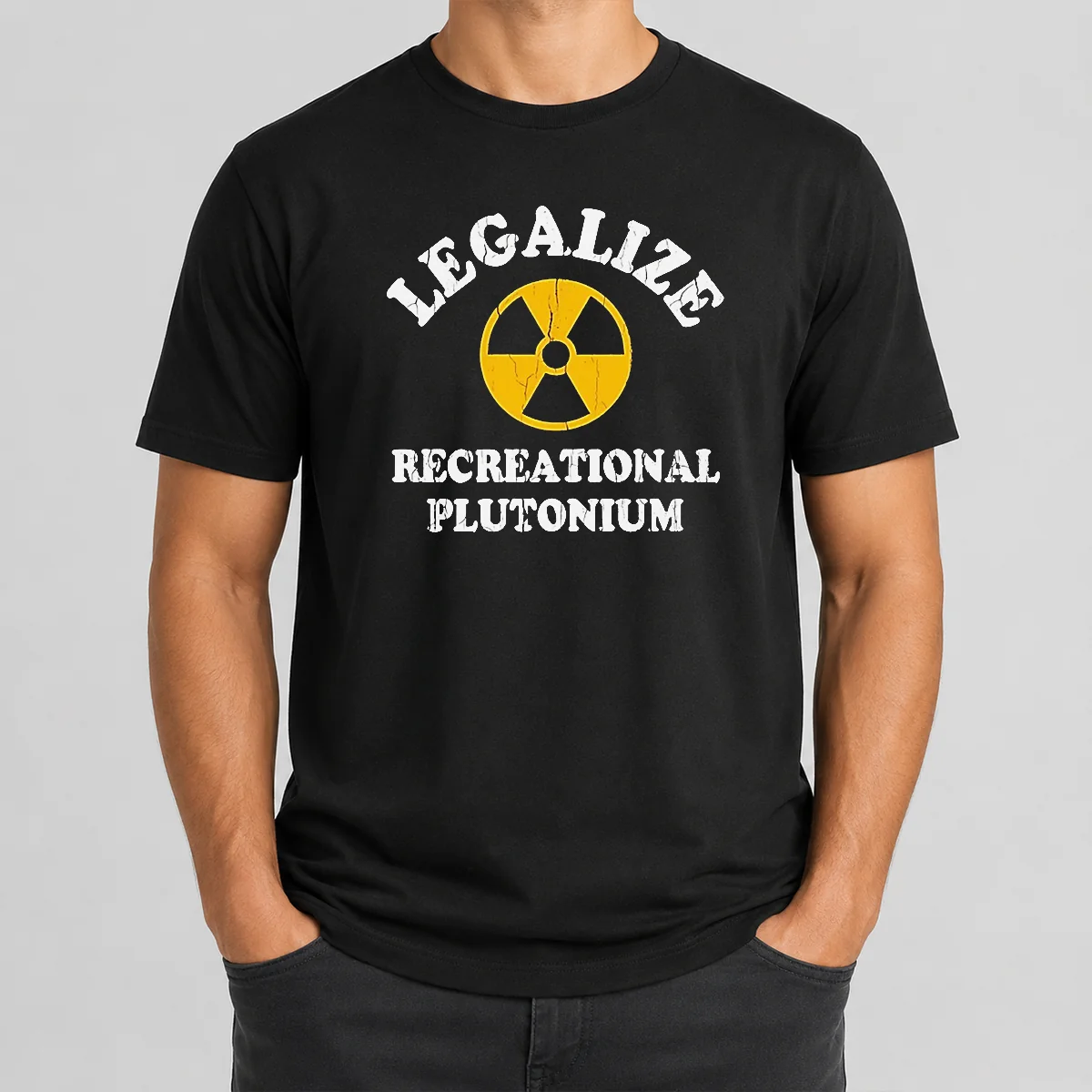 Awesome Legalize Recreational Plutonium Radiation Symbol Parody Shirt