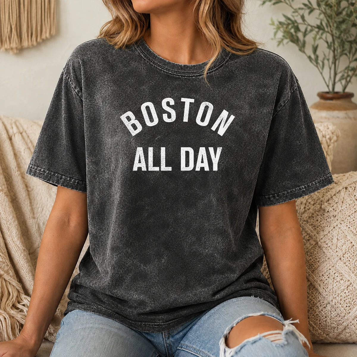 Awesome Boston All Day Shirt - Image 8