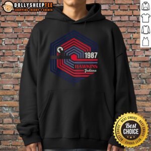 Alternative view of Official Stranger Things Hawkins Indiana 1987 Demogorgon Logo T-Shirt