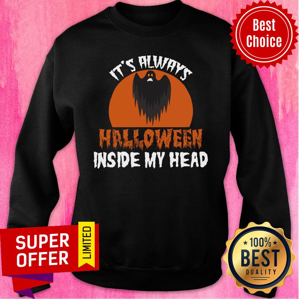 It's Always Halloween Inside My Head Bat Shirt - Image 5