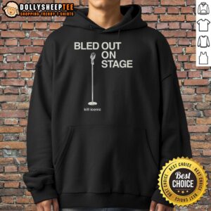 Alternative view of Good Microphone Standing Hail The Sun Cut Tour Fade Back 2026 T-Shirt