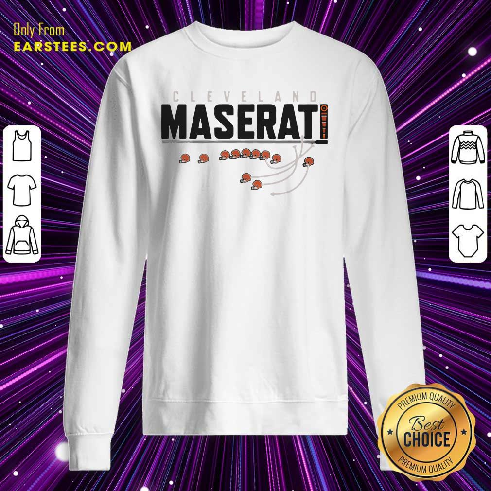 Pretty Cleveland Browns Maserati Shirt - Image 5