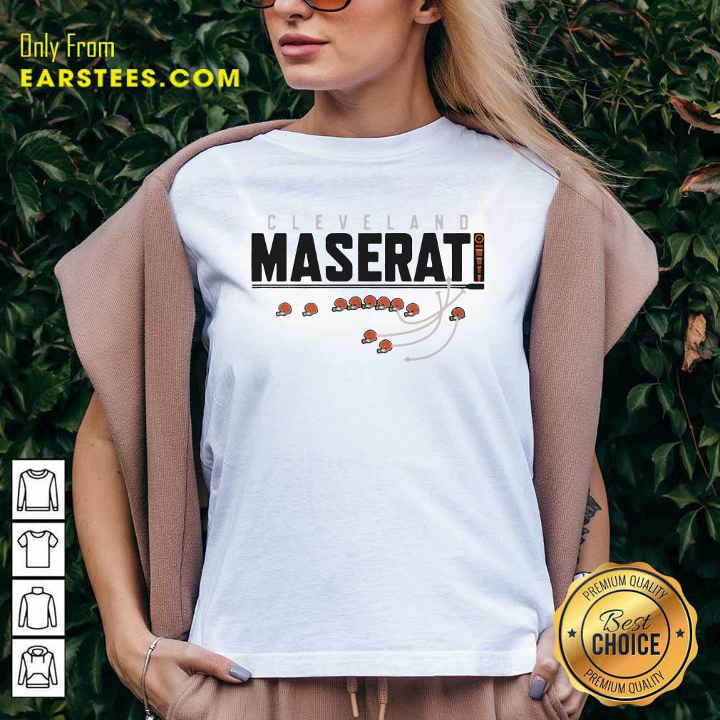 Pretty Cleveland Browns Maserati Shirt - Image 3